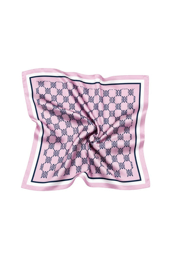 Pink Satin Scarf