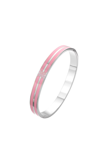 Silver Blush Icon Bangle