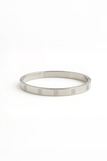 Silver Monogram Bracelet